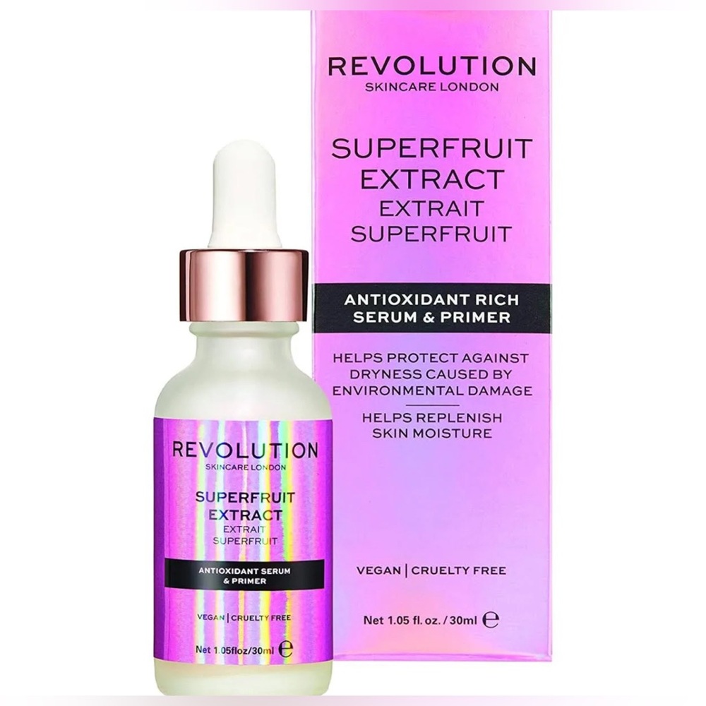 Revolution Skincare Superfruit Extract Antioxidant Serum & Primer NEW